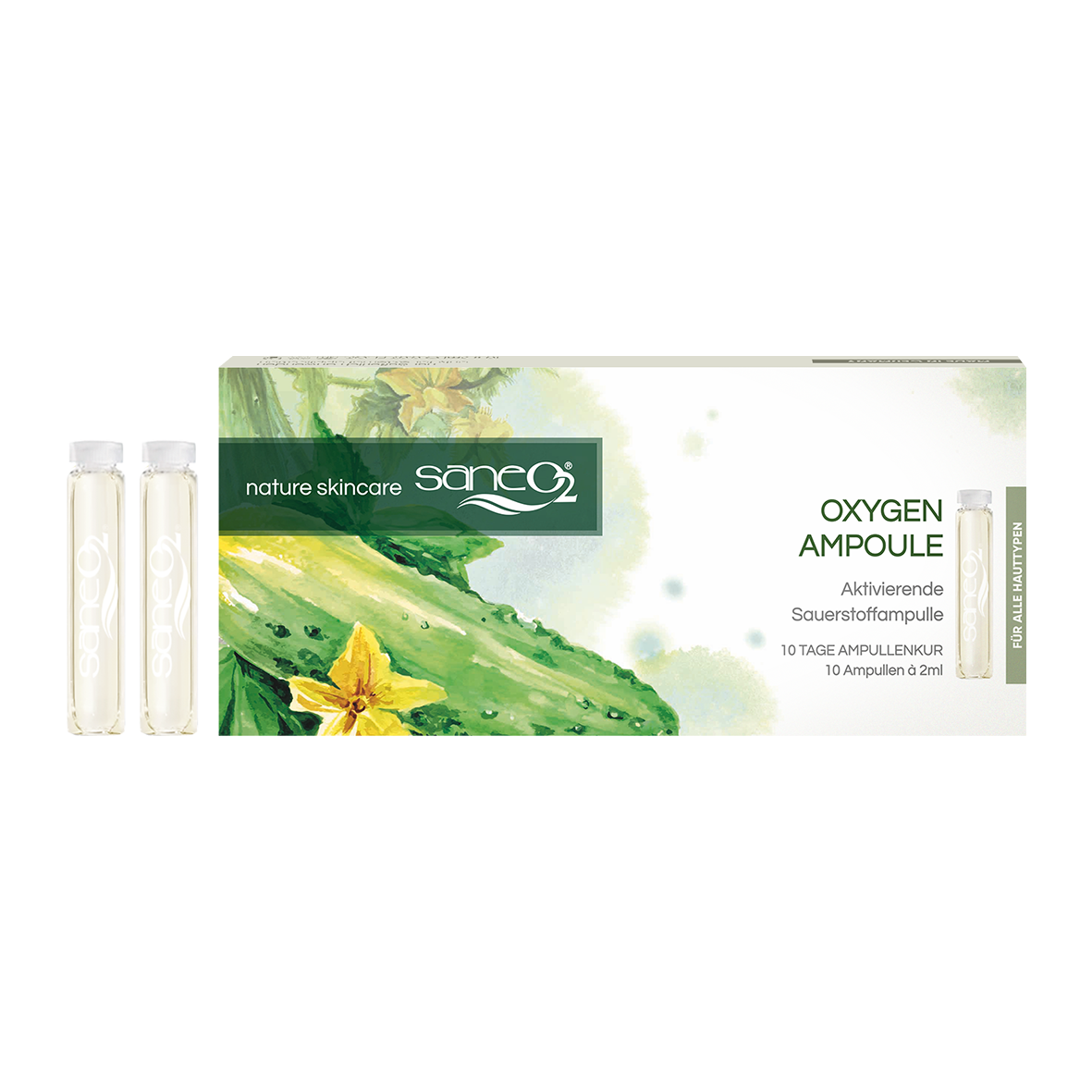 SaneO2® Oxygen Ampullenkur 10 x 2 ml