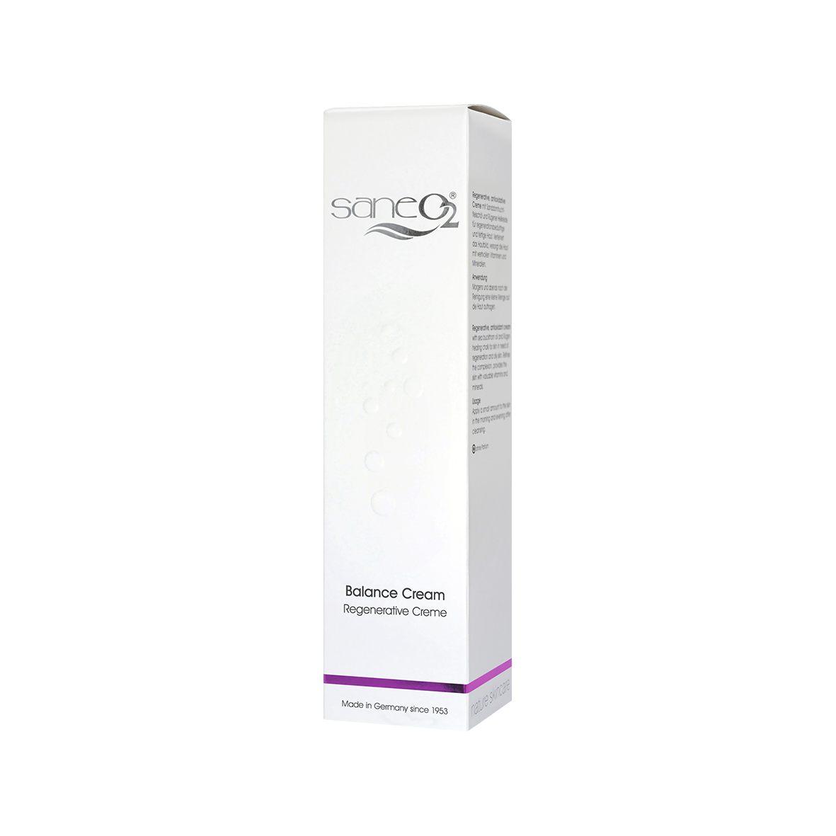 SaneO2® Balance Cream 50 ml - Regenerative Creme