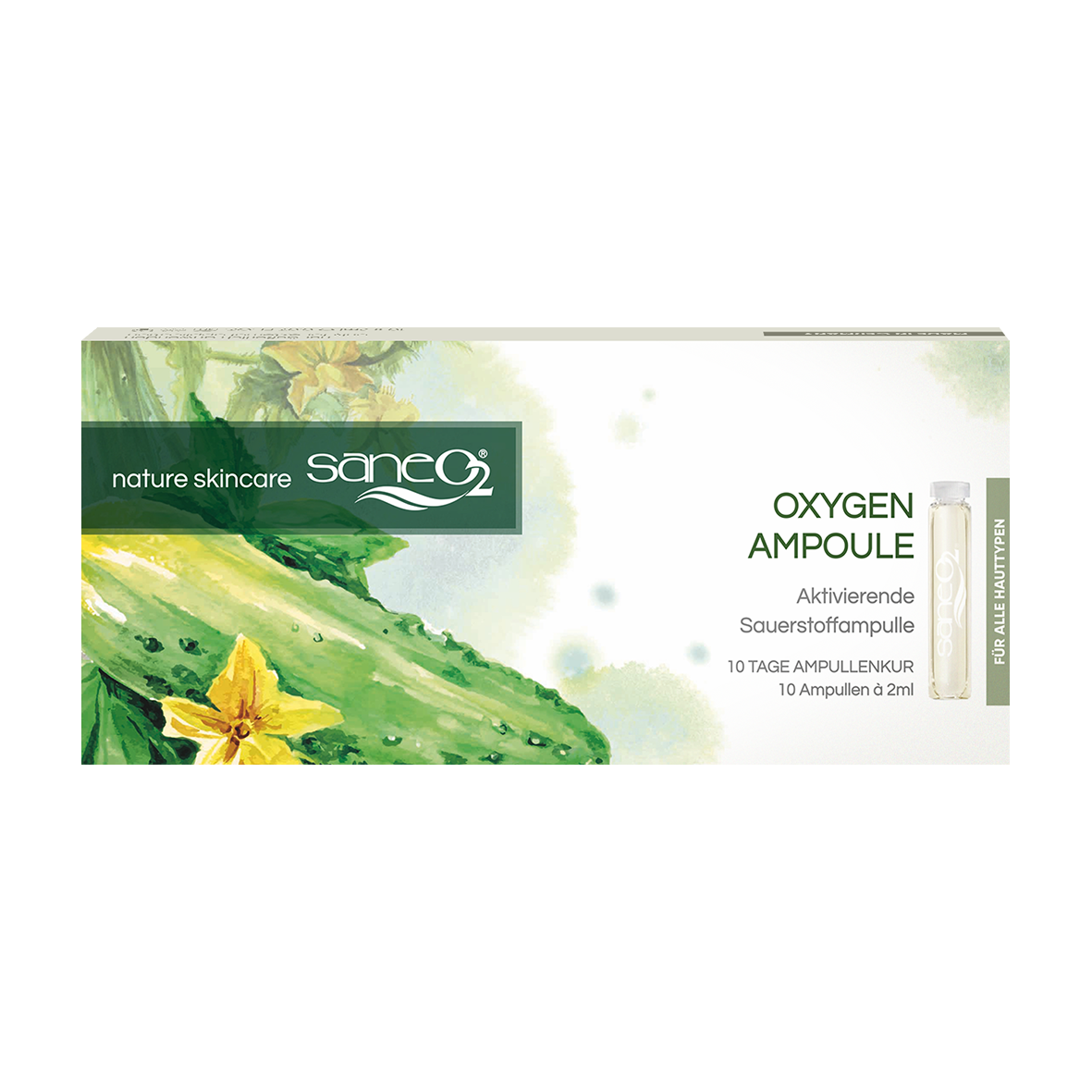 SaneO2® Oxygen Ampullenkur 10 x 2 ml