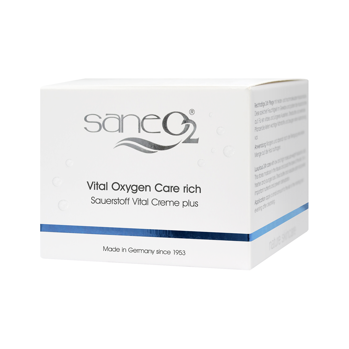 SaneO2® Vital Oxygen Care rich 50 ml -  Sauerstoffcreme plus