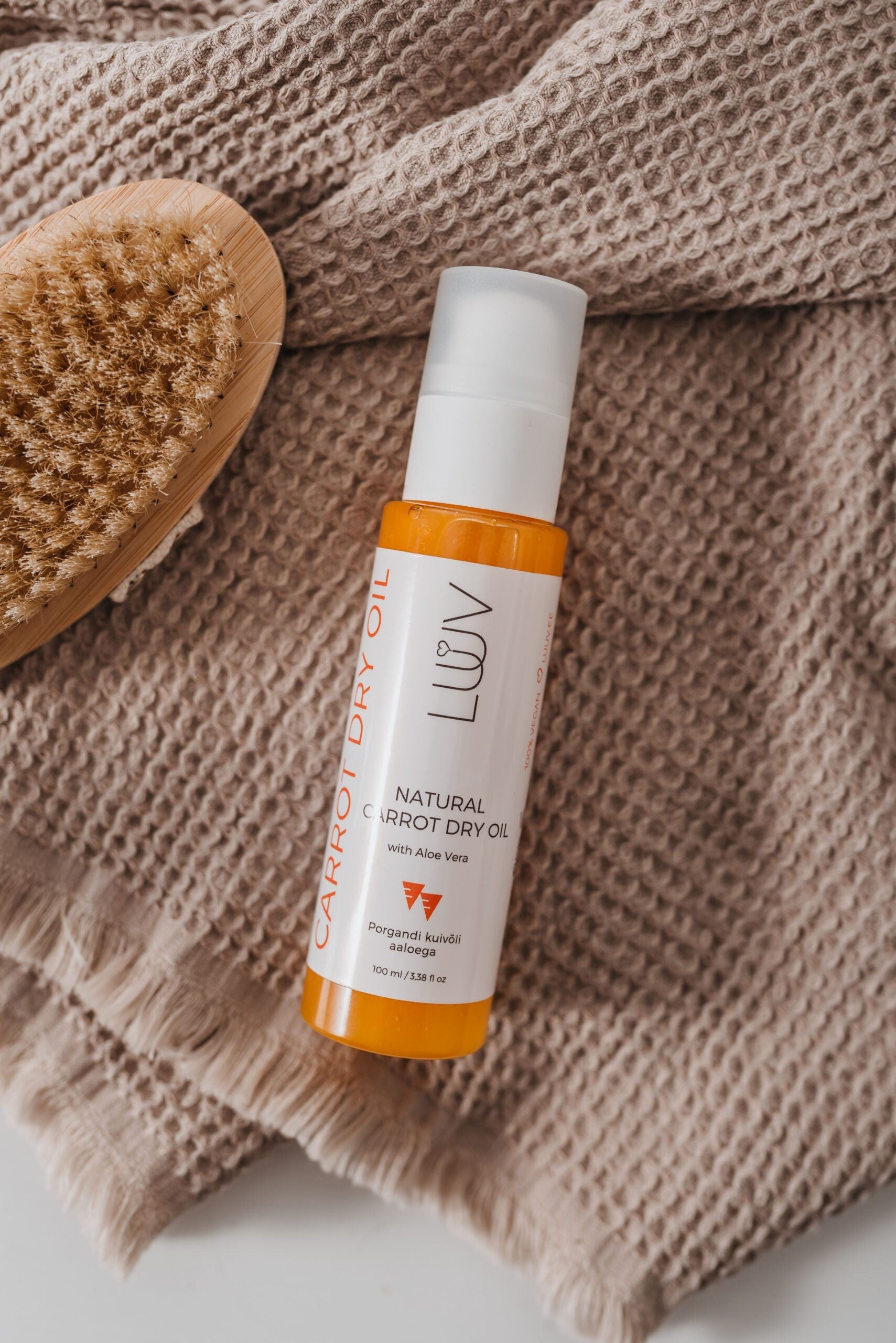 Natural Carrot Dry Oil With Aloe Vera, 100ml, vegan, naturkosmetik, cwc